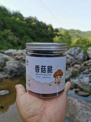 脆姑娘80克罐装香菇脆