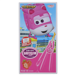 添祺草莓牛奶味涂层巧克力棒