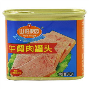 山村果园午餐肉罐头