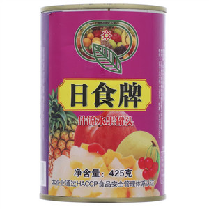 日食什锦水果罐头