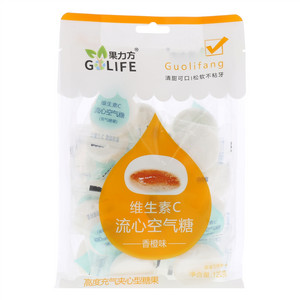 GOLIFE果力方香橙味维生素c流心空气糖