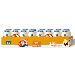 山花亿畅乳酸菌饮品（低聚果糖（益生元）水蜜桃汁）（95ml*4瓶*10排）