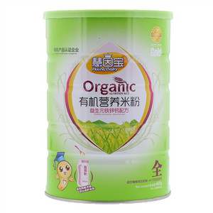 慧因宝益生元铁锌钙配方有机营养米粉