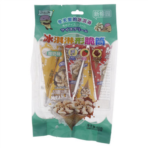 新榕园酸奶味冰淇淋形脆筒