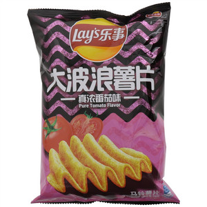 Lay's乐事真浓番茄味大波浪薯片