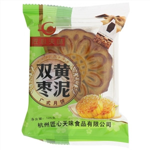 匠心天味双黄枣泥广式月饼