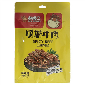 好顺口麻辣味顺撕牛肉