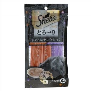 希宝®舔食软包罐头 鲣鱼及青甘吞拿鱼味 和 海洋鱼及虾味成猫宠物零食
