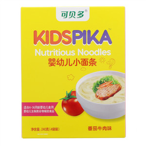 KIDSPIKA可贝多番茄牛肉味婴幼儿小面条