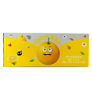 橙子味蒟蒻果冻