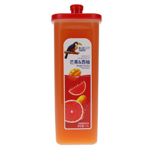 蓝鹦芒果西柚复合果汁饮品