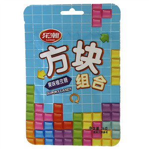 乐潮方块组合（果味橡皮糖）