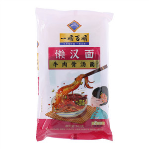 厨大妈一顺百顺懒汉面牛肉骨汤面