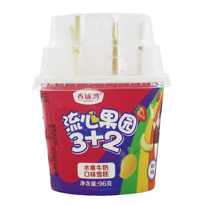 香域湾流心果园3+2水果牛奶口味雪糕