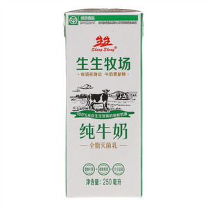 生生纯牛奶