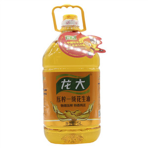 龙大压榨一级花生油