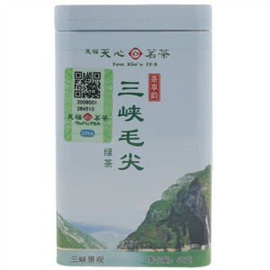 天福天心茗茶茶享韵三峡毛尖绿茶
