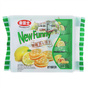 金富士新趣柠檬味夹心饼干