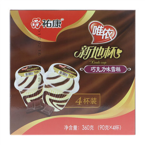 祐康巧克力味雪糕360克