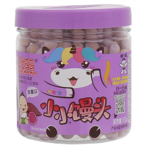 贝比玛玛旺旺紫薯味小小馒头