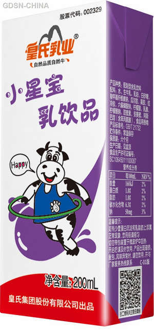 皇氏乳业小星宝酸乳饮品
