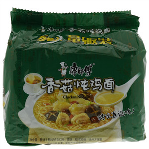 康师傅香菇炖鸡面袋面五包入