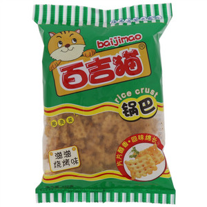百吉猫滋滋烧烤味豆香锅巴