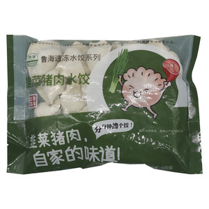 鲁海韭菜猪肉水饺(速冻生制品)非即食