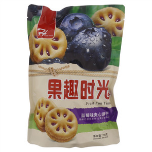 HOME VALUE蓝莓味夹心饼干
