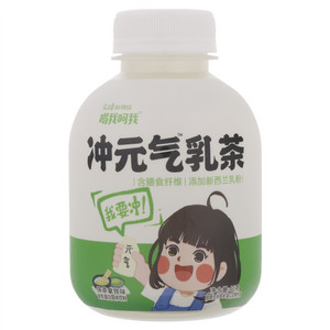 喝我呵我冲元气抹茶拿铁味乳茶