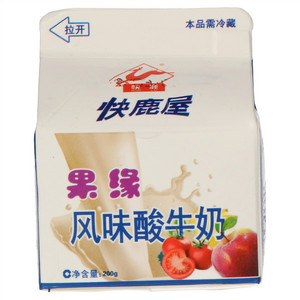 快鹿屋果缘风味酸牛奶