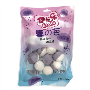 100克夹心棉花糖（葡萄味）