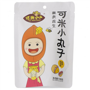 可米小子可米小丸子蜂蜜黄油味小丸子裹衣花生