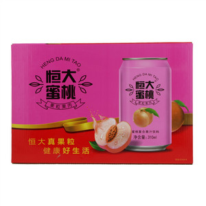 恒大蜜桃复合果汁饮料