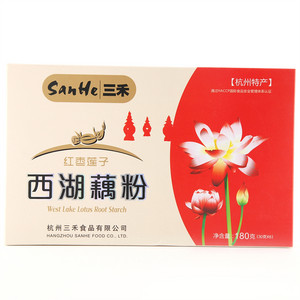 三禾红枣莲子西湖藕粉（盒）180g
