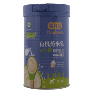 婴贝尼益生菌原味高铁有机蒸米乳