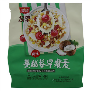 皇麦世家焕早椰丝蔓越莓早餐麦