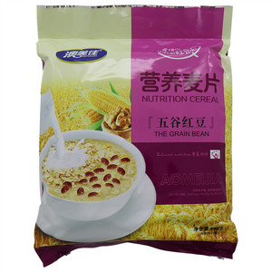 澳美佳五谷红豆营养麦片