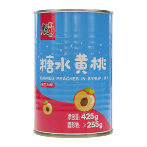 魁牌糖水黄桃罐头