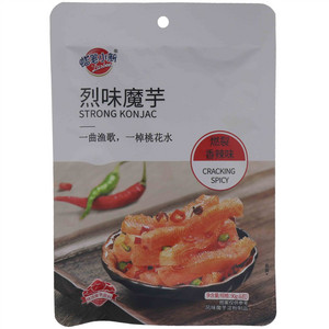 蜡笔小新燃烈香辣味烈味魔芋