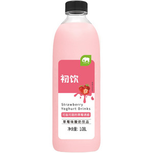 1.08千克初饮草莓味酸奶饮品