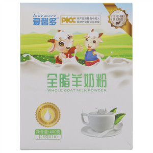 爱馨多全脂羊奶粉