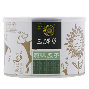 三胖蛋原味瓜子218克桶装