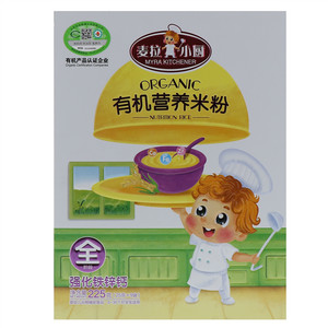 麦拉小厨强化铁锌钙有机营养米粉