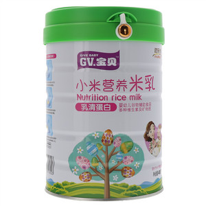 GV宝贝乳清蛋白小米营养米乳