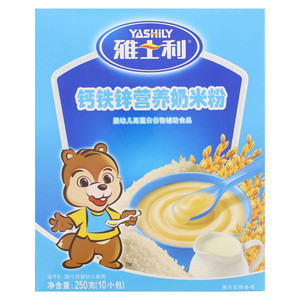 YASHiLY雅士利钙铁锌营养奶米粉