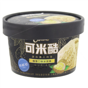 可米酷榴莲口味冰淇淋