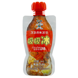 旺旺可乐柠檬味吸吸冰果味饮料