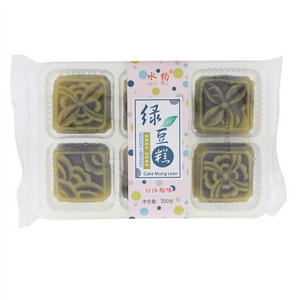 水约豆沙原味绿豆糕