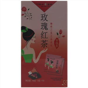 天福天心茗茶玫瑰红茶袋泡茶